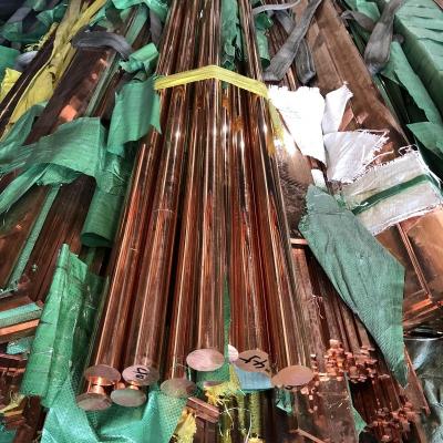 China Copper Round Bar UNS C12000 / C1220 Pure Copper 99.9% SW-Cu SF-Cu Copper Alloy zu verkaufen