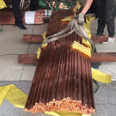 China Hot Rolled Copper Round Bar Diameter 10 - 300mm C12000 SF-CU Copper Rod zu verkaufen