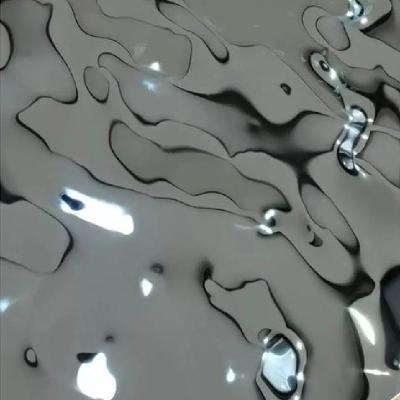 China Water Ripple Stainless Steel Sheet 201 304 For Small / Middle / Big Water Ripple Finishing for sale