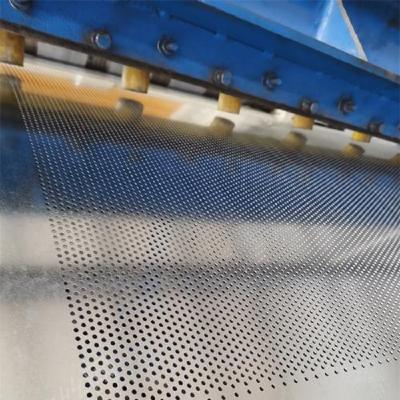 China Perforated Metal Sheet Plate Round Square Holes For Wall Panel Thickness 0.3 - 3.0mm for sale