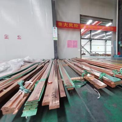 China ASTM Standard Copper Flat Stock Smooth Surface Width 20 - 120mm Copper Electrode Plate for sale