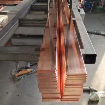 China C110 copper flat bar , copper square bars Width EN 10204-3.1 Certificate for sale