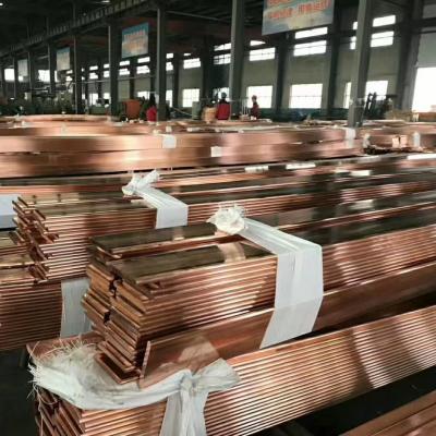 China Electrolytic Tough Pitch (ETP) Copper C11000 / C110 / Alloy 110 Copper Flat Bar for sale