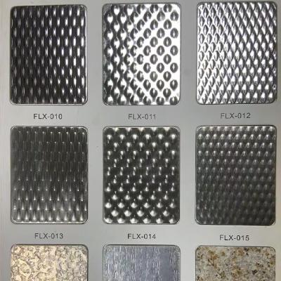 China AISI304 Stainless Steel Sheet Embossed Finishing for Decoration SS Sheet 0.5 - 2.0mm for sale