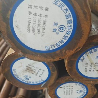 China CNC Machining Grade 38CrMoAlA Alloy Steel Round Bar Alloy 31CrMoV9 / 1.8509 Steel Rod for sale