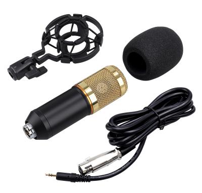 China Microphone Recording Handheld Condenser Microphone Set With Shock Mount for sale