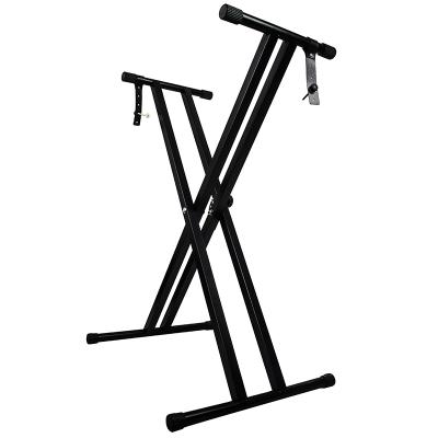 China Set of Custom Keyboard Stands Gh-532 X-structure Doubles Music Keyboard Stand Wholesale High Quality Musical Instruments for sale