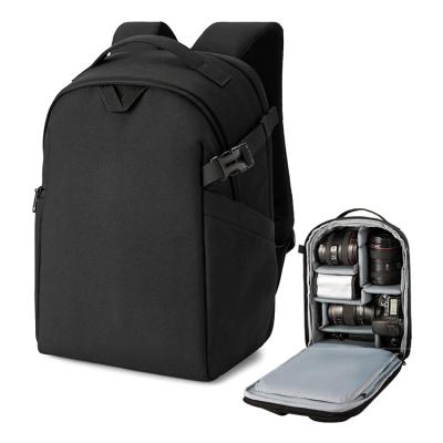 China Polyester Camera Backpack, DSLR SLR Camera Bag Equips Up To 13.3 Inch Laptop Water Resistant Backpack With Rain Cover For Women And Man for sale