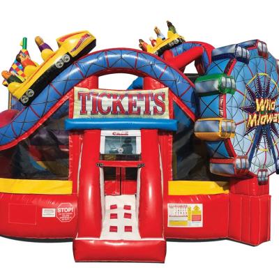 China PVC Inflatable Toddler Amusement Park Outdoor Kidszone for sale