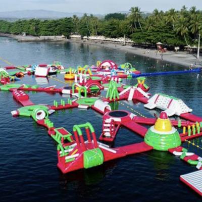 China Commercial Inflatable Aqua Park Combo Sea Bounce PVC Water Park Floating Water Park for sale