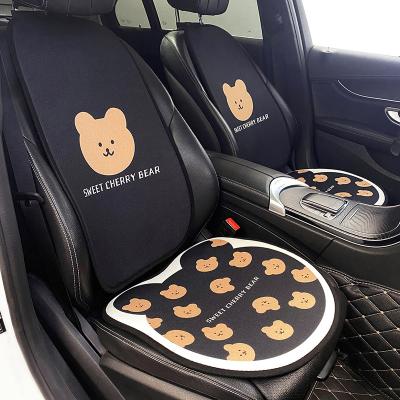 China Cute sports car cushion bear four seasons summer general ice cushion breathable car cushion for sale