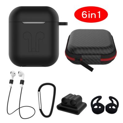 China For Airpod Cover 6 In 1 Case Accessories Bundles For Airpod 1 Case Filling Custom Logo for sale