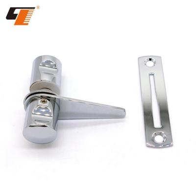 China Hot Sale Brass Shower Room Hardware Lock 304 Stainless Steel Shower Glass Sliding Glass Door Lock for sale