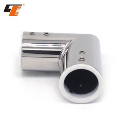 China Easy To Install And Durable Balustrade Railing Bathroom Pipe Fitting 304 Stainless Steel 316 Pipe Glass Connector for sale