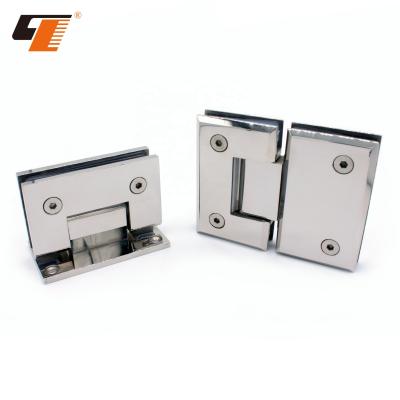 China Easy to install and durable high quality stainless steel bathroom glass door 90 degree shower hinge for sale