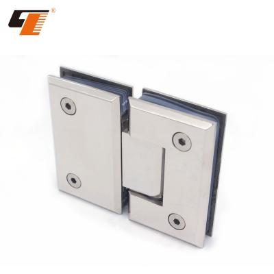 China Easy to Install and Durable Supply QL-3016 Shower Hinge Shower Door Pivot Hinge Glass to 180 Degree Bevel Edge Shower Screen Glass Hinge for sale