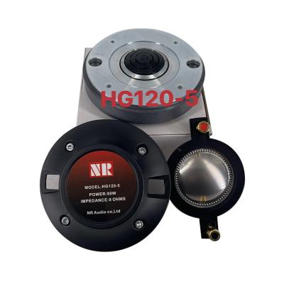 China NO NR compression 40W AUDIO driver tweeter with 44.4mm coil speaker HF driver titanium diaphragm music system HG120-5S for sale