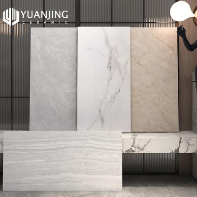 China Europe Flooring Indoor Porcelain Tiles With Stone Effect 400 x 800 mm Soft Gray Light 80 x 40 - RT Price Tiles for sale