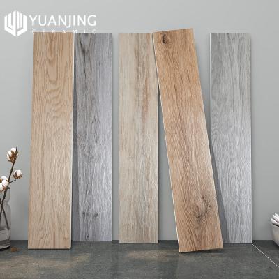 China Modern 150x800mm Imitation Wood Look Matte Glazed Ceramic Tiles Floor Tiles Flooring Design Non Slip Bricks Wood Finish Cheap Tiles for sale