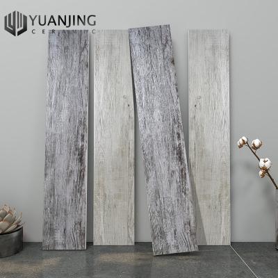 China CLASSIC 150x800mm Gray Matte Glazed Wooden Tiles Flooring Solid Imitation Wood Tiles Non Slip Flooring Porcelain Ceramic Tiles for sale