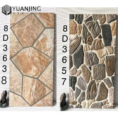 China Cheap Chinese Style 3D 300x600mm Matte Exterior Porcelain Ceramic Wall Tiles For Villa for sale