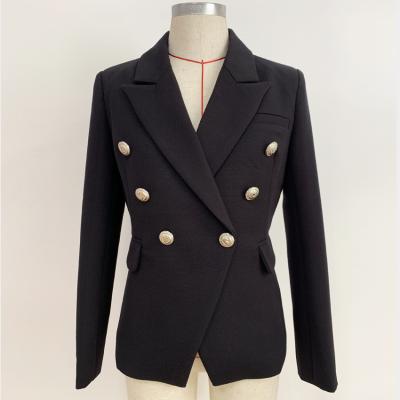 China Viable 2021 High Quality Ladies Outwear Long Sleeve Suits Jacket Woman Fashion Blazer for sale