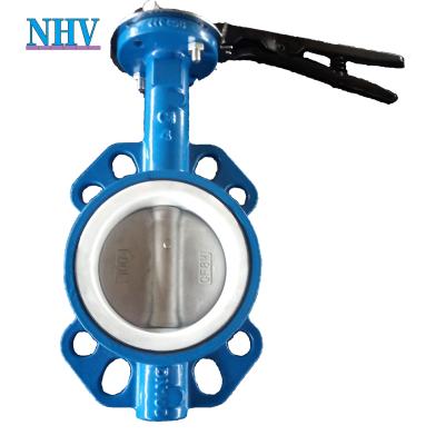 China DN50-DN100 Cast Iron Wafer Butterfly Valve Handle for sale