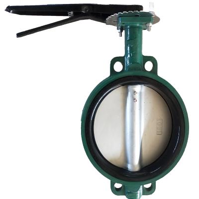 China Ductile Iron / Cast Iron GGG50 DN150 DN250hand Lever Operated Hook Type Seawater Butterfly Valve for sale