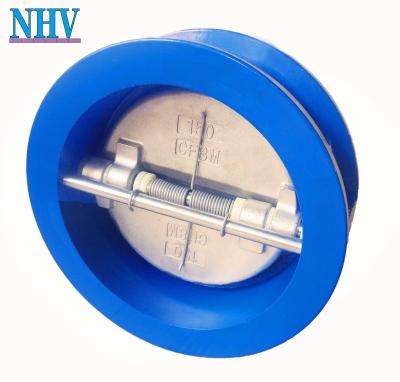 China dn150 plate double wafer check valve sizes 2-24 inch for sale