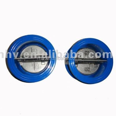 China Double Casting Type Plate Wafer Spring Loaded Check Valve dn80 for sale