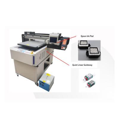 China Garment Shops Original Automatic Digital Printer Multicolor Inkjet 6050-2 Size UV ​​Flatbed Glass For Ceramic Metal for sale