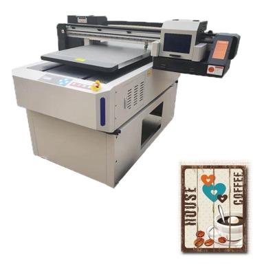 China Garment Shops Wholesale Plant 6090-3 Automatic Inkjet Machine Eco Digital Hybrid UV Flatbed Printer for sale