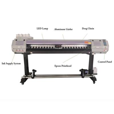 China Hotel Manufacturers Dx7/Xp600/I3200 Color Vinyl Plotter Machine Varnish Rotary Inkjet Printer for sale