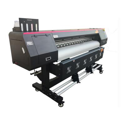 China Hotels Factory Price Large Format Network Transmission Interface Eco High Speed ​​Inkjet Printer With Cutter for sale