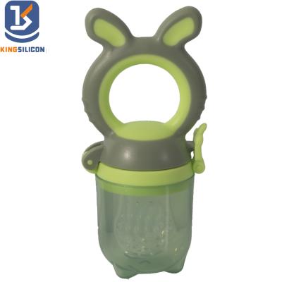 China BPA Free Fruit Feeding Pacifier Silicone Teething Nipples Baby Nibbler Food Feeder Teether Teething Toy for sale