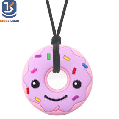 China Toy Amazon soft silicone donut shape baby teether creative cute toy chewable toy for sale