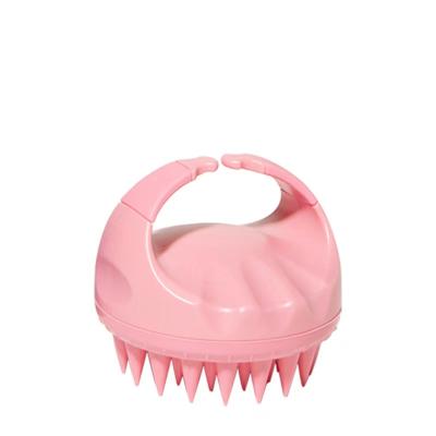 China Waterproof Silicone Dandruff Scrubber BrushSilicone Bristle Hair Scalp Massager Shampoo Head Brush for sale