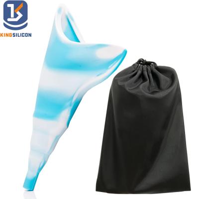 China Portable Funnel Female Urine Device Silicone Sensor Urinal Urination Urinal For Women Standing Up To Pee for sale