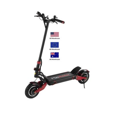 China 1000w*2 unisex motor double 10 inch powerful adult folding electric scooter for sale