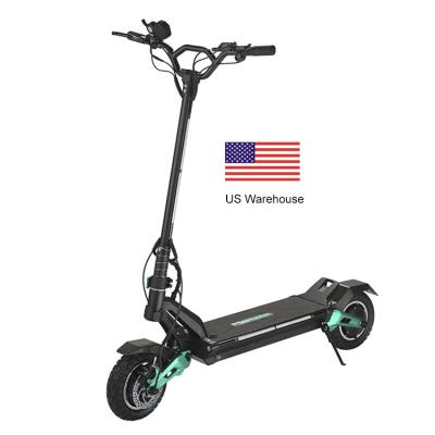 China Unisex Smart LCD Display Dual Motor 1000*2w US Warehouse Adult Folding Electric Scooter for sale