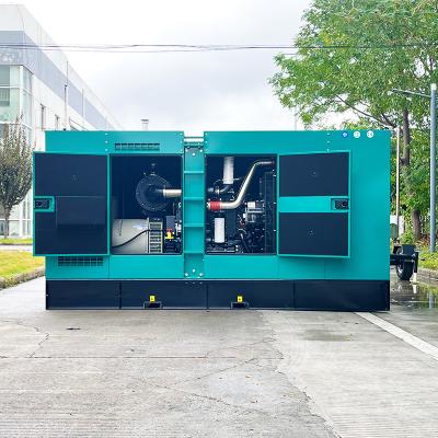 China Factory Price Denyo Type Silent 280 Kw Diesel Electric Genset Powered By 350 Kva Cummins Generator à venda