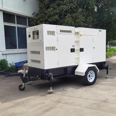 China 80Kw Diesel Electrical Genset Powered By Trailer 110 Kva Generator Cummins 100 Kva for sale