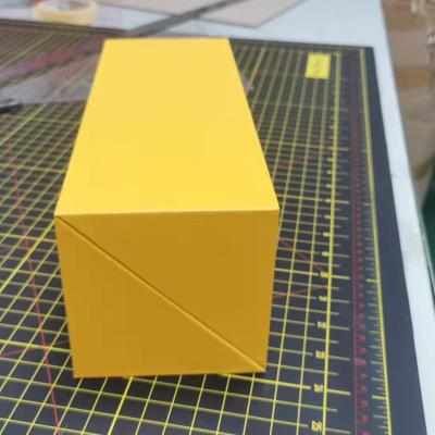 China Handmade 1200g Gray Paperboard Embossing Gold Foil Handmade Paper Box For Perfume Packaging Free Sample Fast Shipping for sale