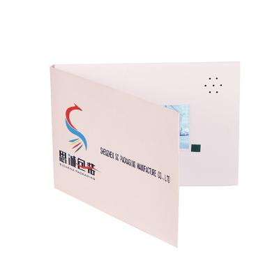 China China High Quality LCD Screen Video Booklet Box Display For Gift Packing For Shen Zhen Factory for sale