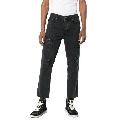 China Guangdong Breathable Cheap Clothing Fashion Mens Black Stretch Jeans for sale