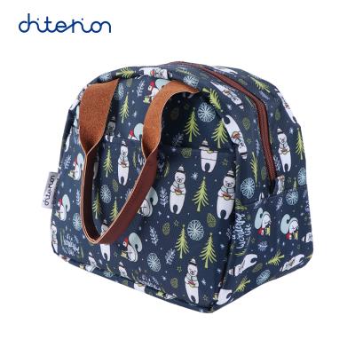 China Waterproof Chiterion Insulated Reusable Lunch Bag Large Waterproof Lunch Bag With Adjustable Shoulder Strap for sale