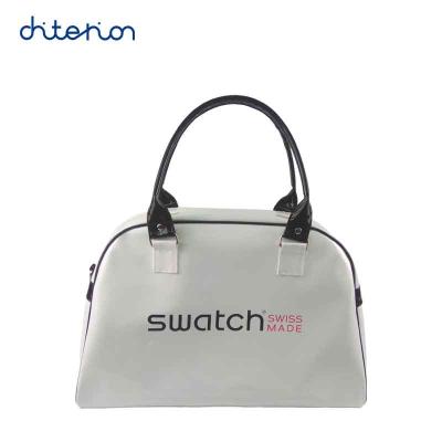 China Chiterion PVC Handbag Women Fashion Waterproof Waterproof Bag Customized Logo Cross Body Black Bag for sale