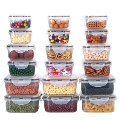 China Freshness Preservation BPA Free Leak Proof PP Food Container with Lids Plastic Airtight Food Storage Containers for sale