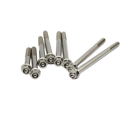 China M6*10 M6*90 Titanium Pan Flange Half Hex Head Thread Bolts For Motorcycle for sale