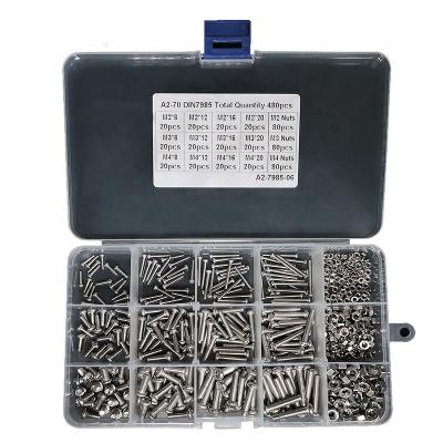 China Pan Motorcycle Screw Set Sets Of Small Steel Bolts And Nuts Screw Set for sale